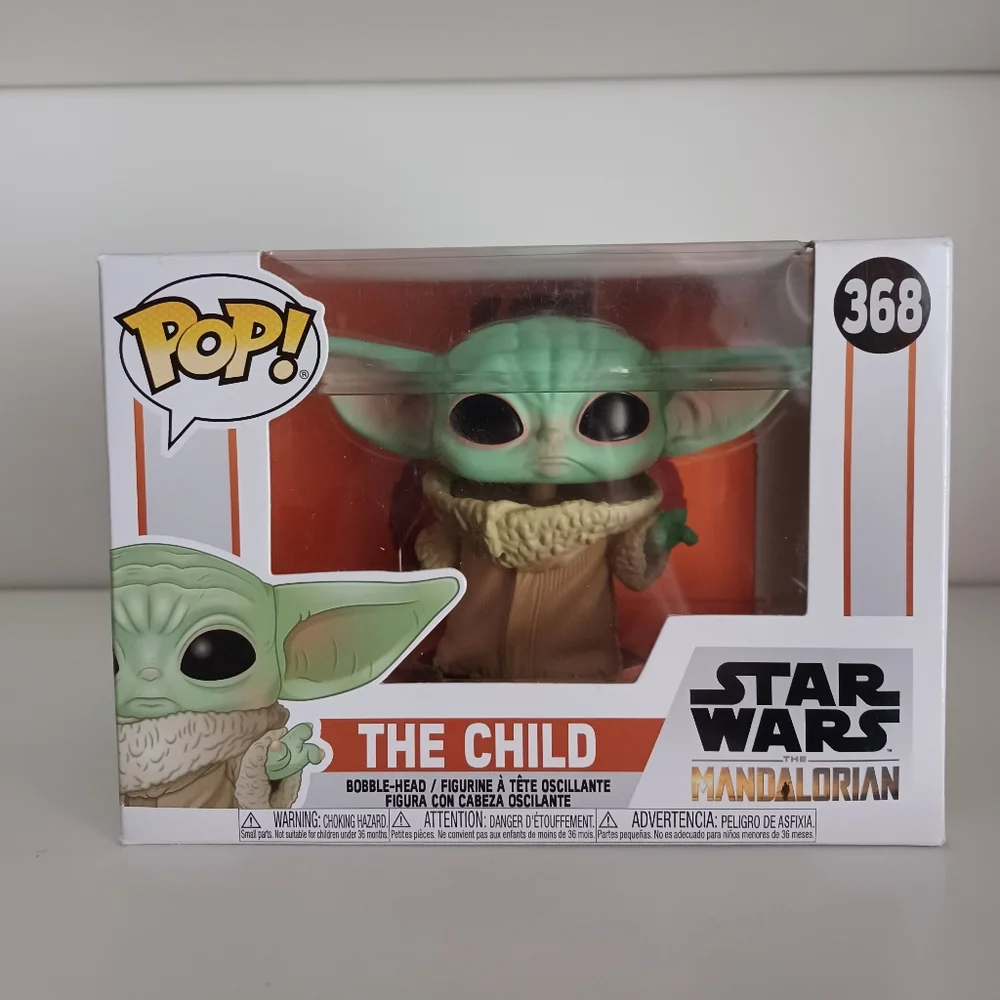The‎ Child Grogu From Star Wars The Mandalorian 368 Bobblehead Figure Funko Pop